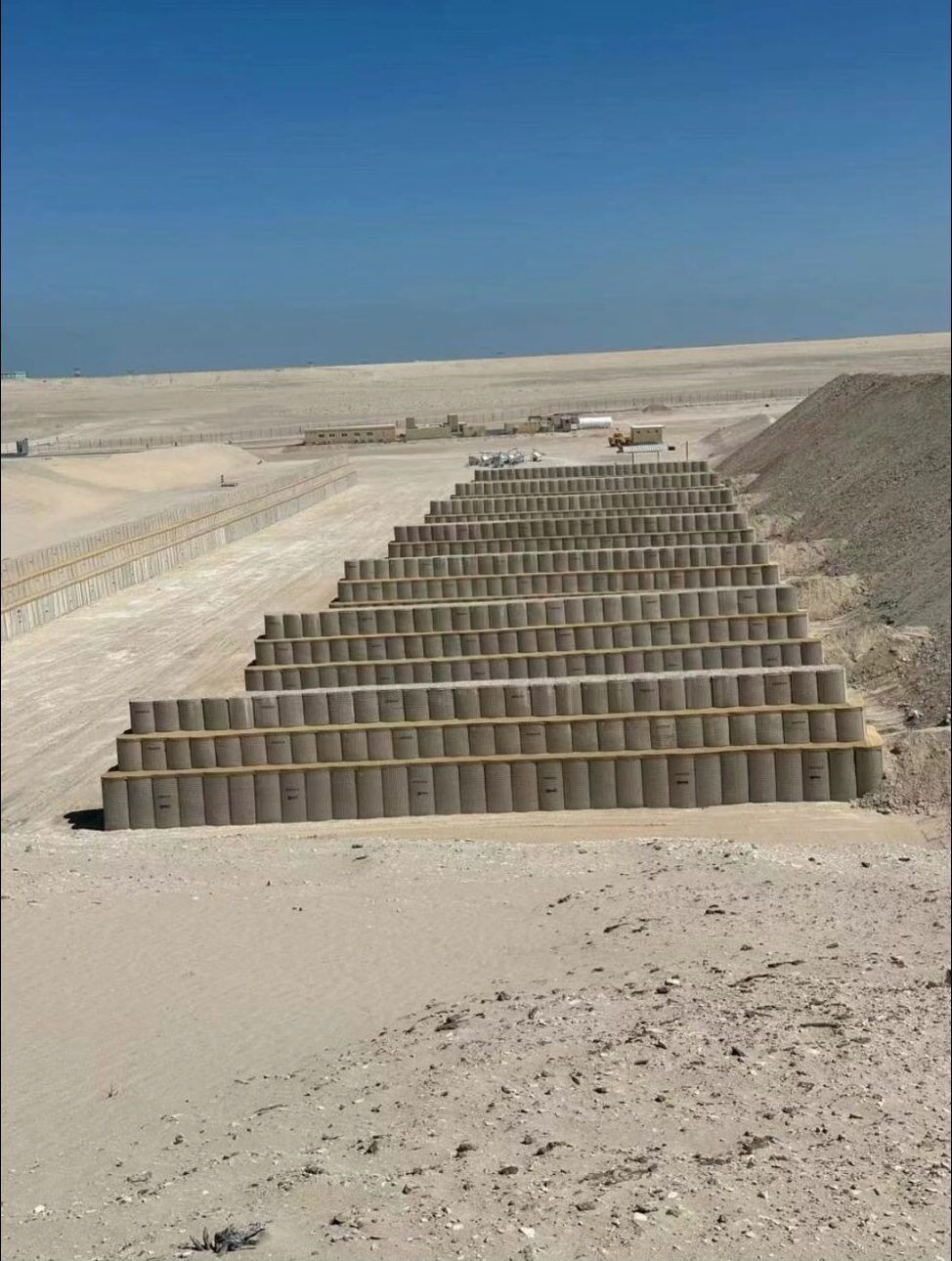 A police shooting range in Abu Dhabi constructed entirely using JOESCO military barriers. thumbnail 1