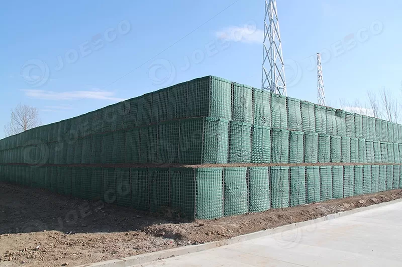 JOESCO Green Geotextile Hesco Barrier